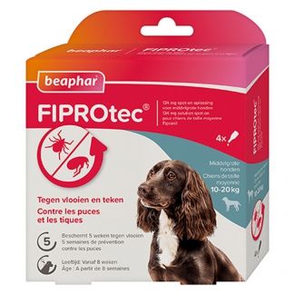 Fiprotec, 3 pipettes Fipronil (moyen chien)