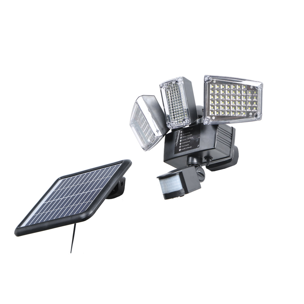 Projecteur solaire de jardin 3 têtes  Équipement extérieur - Vive l'elevage