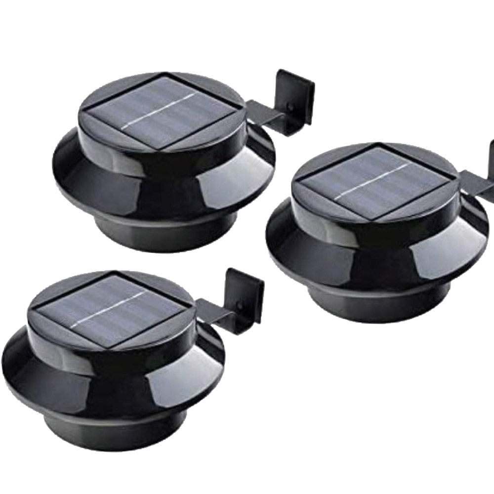 Lampes solaires pour gouttière x3  Équipement extérieur - Vive l