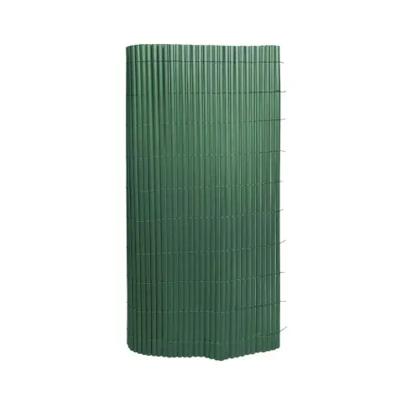 Canisse PVC occultante 1x5m vert - Fixations incluses