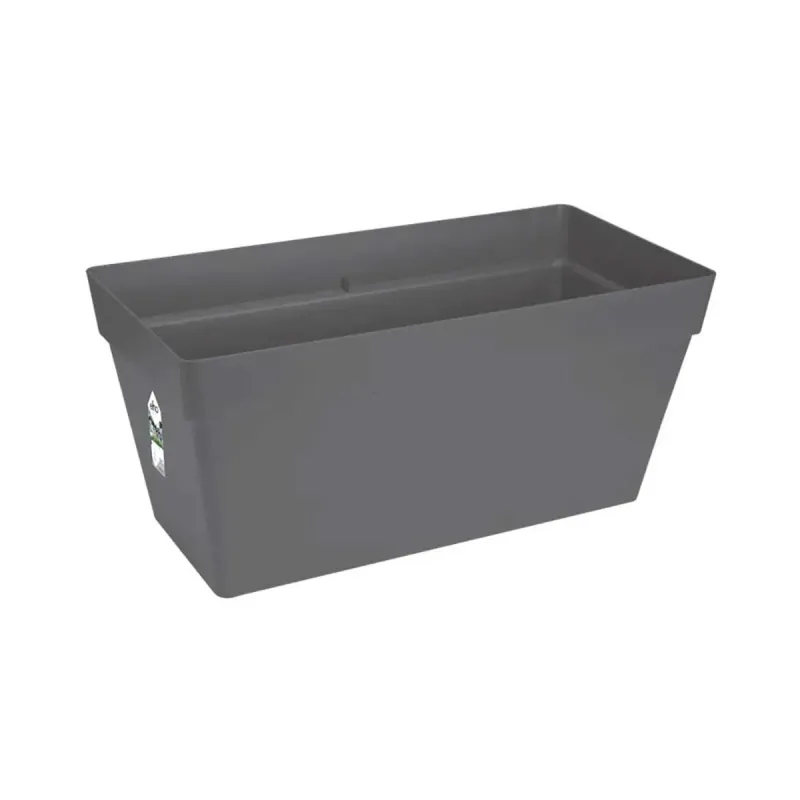 Jardinière Elho® mobile 70 cm - Gris à réservoir d'eau