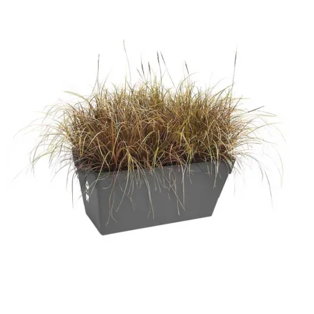 Jardinière Elho® mobile 70 cm - Gris à réservoir d'eau