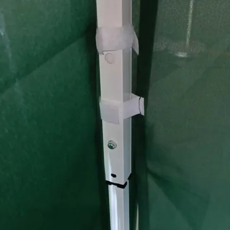 Tonnelle pliable 3x4 m acier vert avec parois latérales