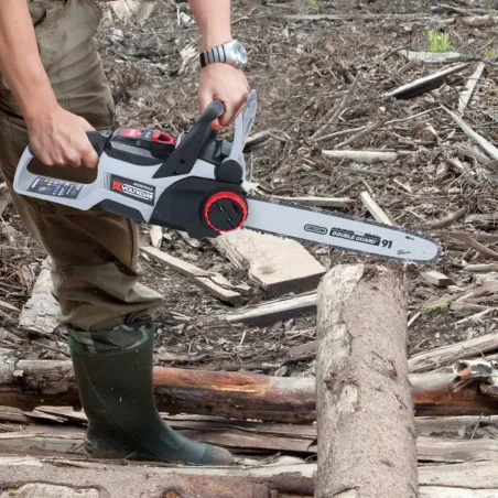 Tronçonneuse 40V Voltkore® - Kit batterie 4Ah + chargeur