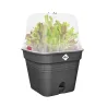 Bac de culture carré Elho® 30x25cm - Noir avec aération