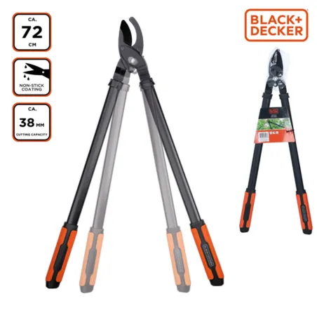 Sécateur Black&Decker® 71 cm - Coupe nette jusqu'à 38 mm