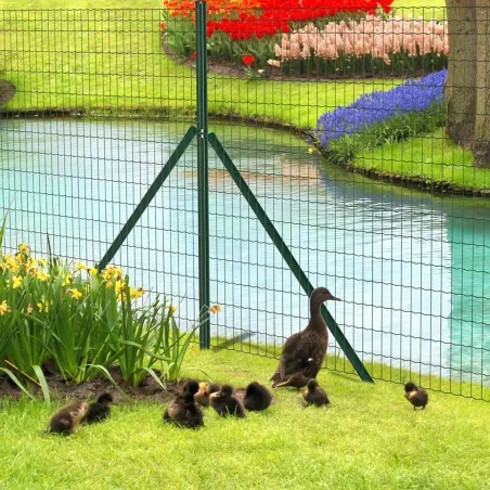 Grillage PVC 1,2m x 20m - Maille 5x10cm - Fil Ø2,5mm