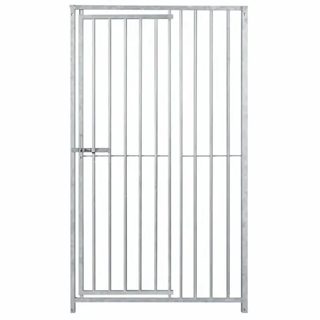 Kit chenil acier 1,5x2m avec porte et accès niche