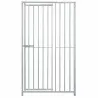 Chenil acier 1,5x2m avec porte 1,5m pour niche