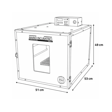 Couveuse auto DUC 70 Maino® - 70 œufs + humidificateur