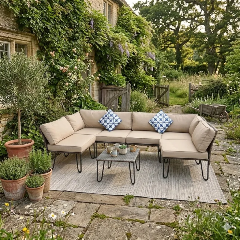 Canapé d'angle Family 3 places + table basse design