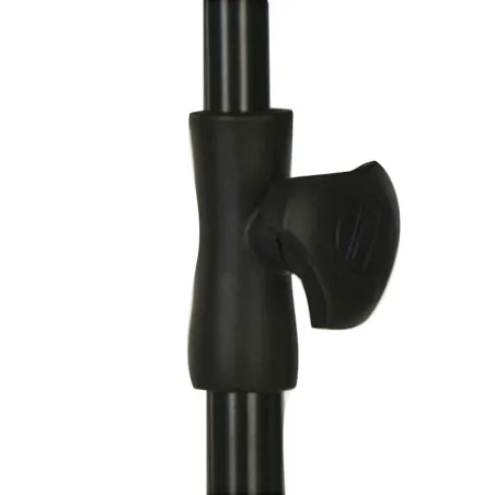 Parasol inclinable Ø2m taupe - Toile UPF30+ - Jardin/terrasse