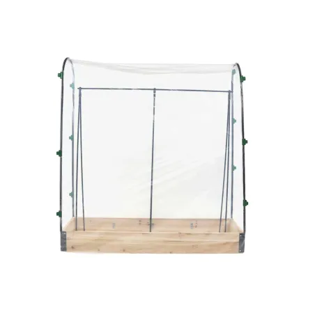 Carré potager tomates en sapin avec housse PVC 115x30x120cm