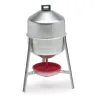 Abreuvoirs galvanisés 30L pour volailles - Lot de 2