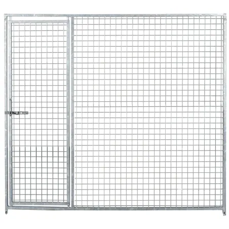 Chenil modulaire 2m avec porte - Kit complet acier