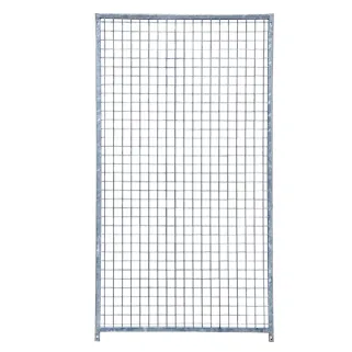 Kit chenil acier inox mailles 5x5 cm 1,50m et 2m