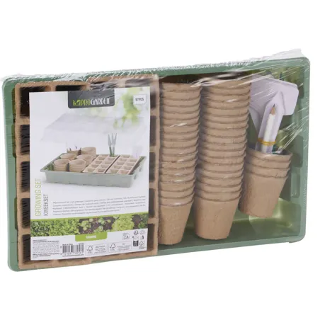 Kit semis 67 pièces - Pots, plateaux et étiquettes bio