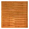 Panneau clôture bois occultant 180x180cm - Pin traité autoclave