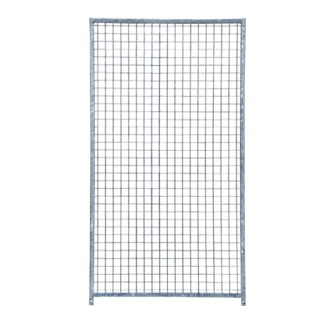 Chenil acier 1,5x1,5 m avec porte - Kit complet sécurisé