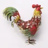 Coq décoratif en métal 44x15x45 cm - Style campagnard