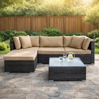 Ensemble Modulo - Salon extérieur modulable avec table basse