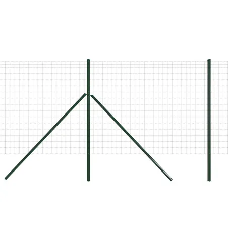 Grillage PVC galvanisé 1,5m x 20m - Maille 75x100mm Ø2,1mm