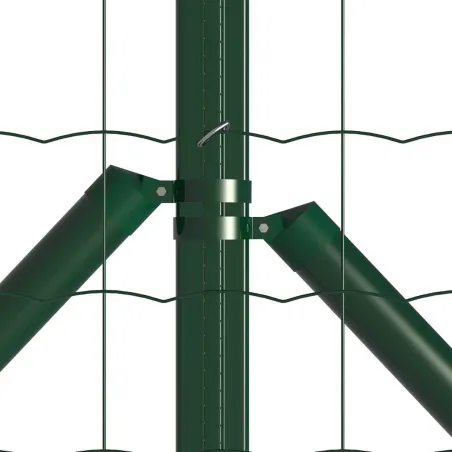 Grillage PVC galvanisé 1,5m x 20m - Maille 75x100mm Ø2,1mm