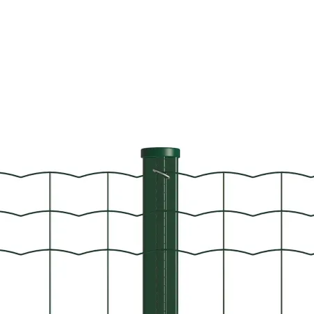 Grillage PVC galvanisé 1,5m x 20m - Maille 75x100mm Ø2,1mm