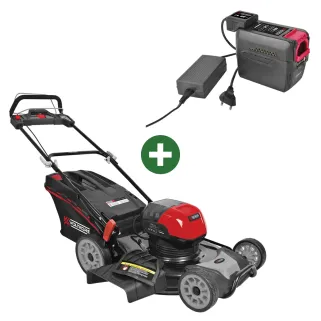 Tondeuse tractée Voltkore® 45 cm - Batterie 4Ah + chargeur