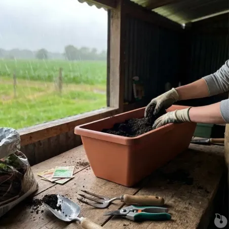 Jardinière Elho® 70 cm terre cuite - Résistante et élégante