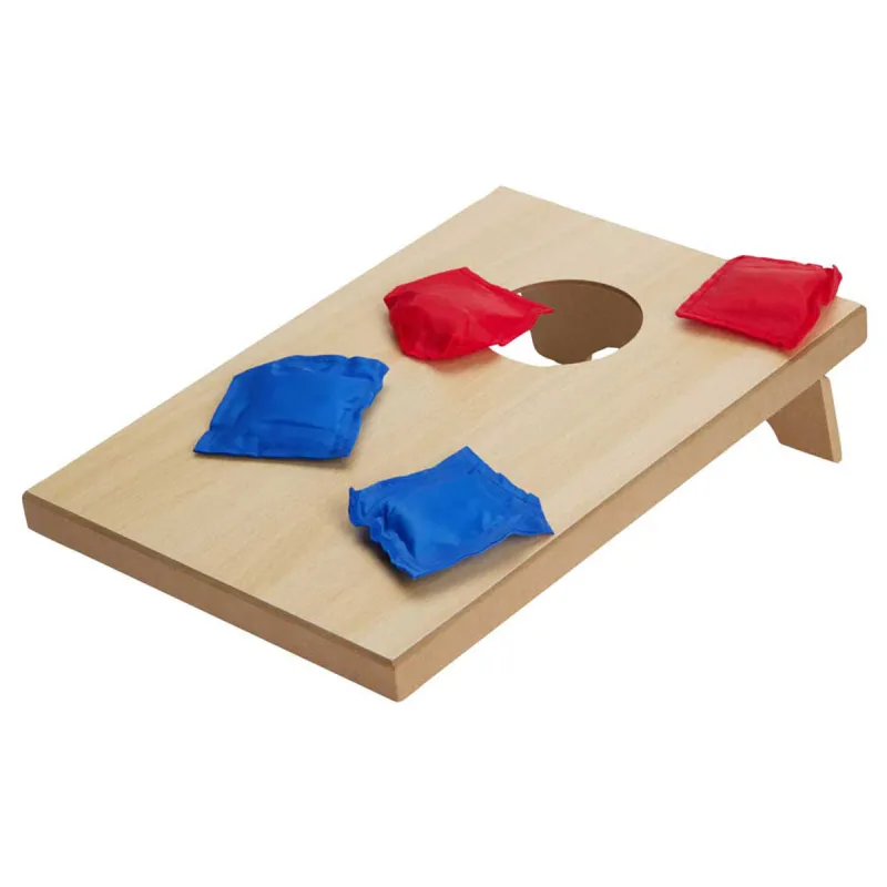 Jeu Cornhole MDF 39x26 cm - 4 sacs inclus - Extérieur