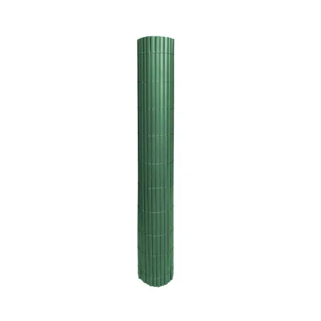 Canisse PVC occultante 1,5x5m vert - Fixations incluses