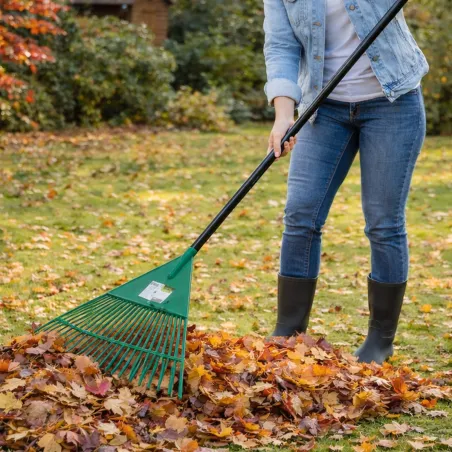 Râteau pro 22 dents - Tête 54 cm - Manche métal 117 cm