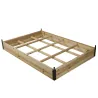 Kit 3 carrés potagers en sapin pour jardin et balcon