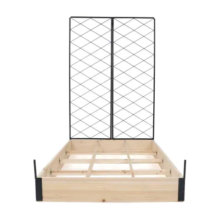 Kit 3 carrés potagers en sapin pour jardin et balcon