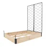Kit 3 carrés potagers en sapin pour jardin et balcon