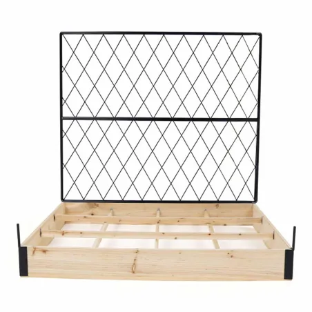 Kit 3 carrés potagers en sapin pour jardin et balcon