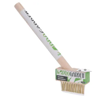 Brosse désherbage Progarden 36 cm - Grattoir bois intégré