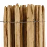 Clôture ganivelle en châtaignier PEFC - 5m x 1m - écart 6-7cm