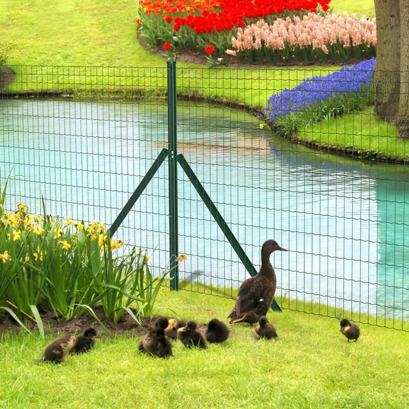 Grillage vert 20m x 120cm - Maille 75x100mm - Fil Ø2,1mm PVC