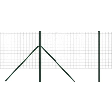 Grillage vert 20m x 120cm - Maille 75x100mm - Fil Ø2,1mm PVC