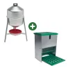 Kit abreuvoir 30L + mangeoire anti-nuisibles 20kg Feedomatic