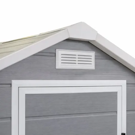 Abri Lys plastique 1,2m² - Hauteur 196 cm 1 porte