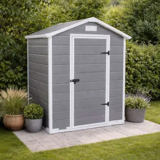 Abri Lys plastique 1,2m² - Hauteur 196 cm 1 porte