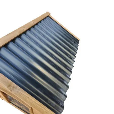 Niche chien en bois chalet taille L 83 x 87 x 101 cm