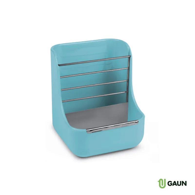 Mangeoire double usage pour lapin grain et foin