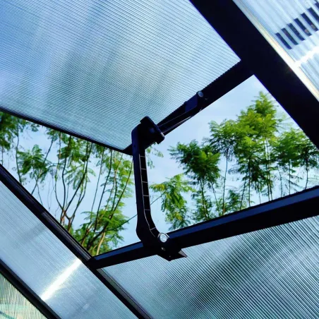 Serre aluminium 5,17m² - 292x177x192cm polycarbonate