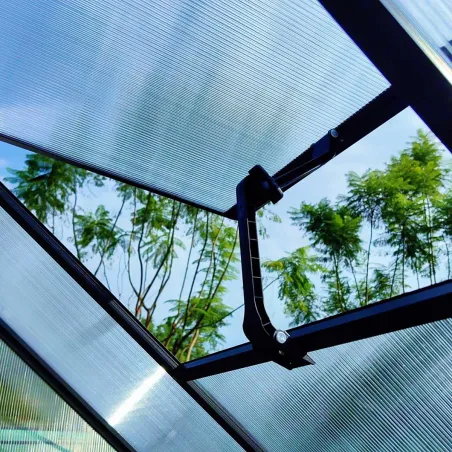 Serre aluminium 2,11 m² - Polycarbonate 4 mm - 119x177x192 cm