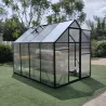 Serre aluminium 4,16m² - Polycarbonate 4mm - 235x177cm