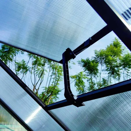 Serre aluminium 4,16m² - Polycarbonate 4mm - 235x177cm